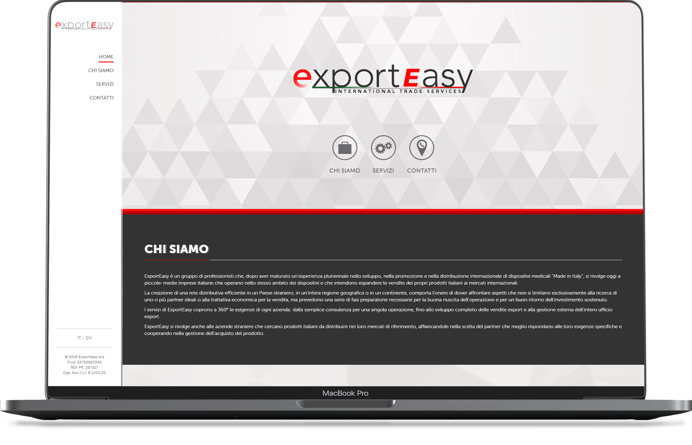 pagina interna Exporteasy Onepage